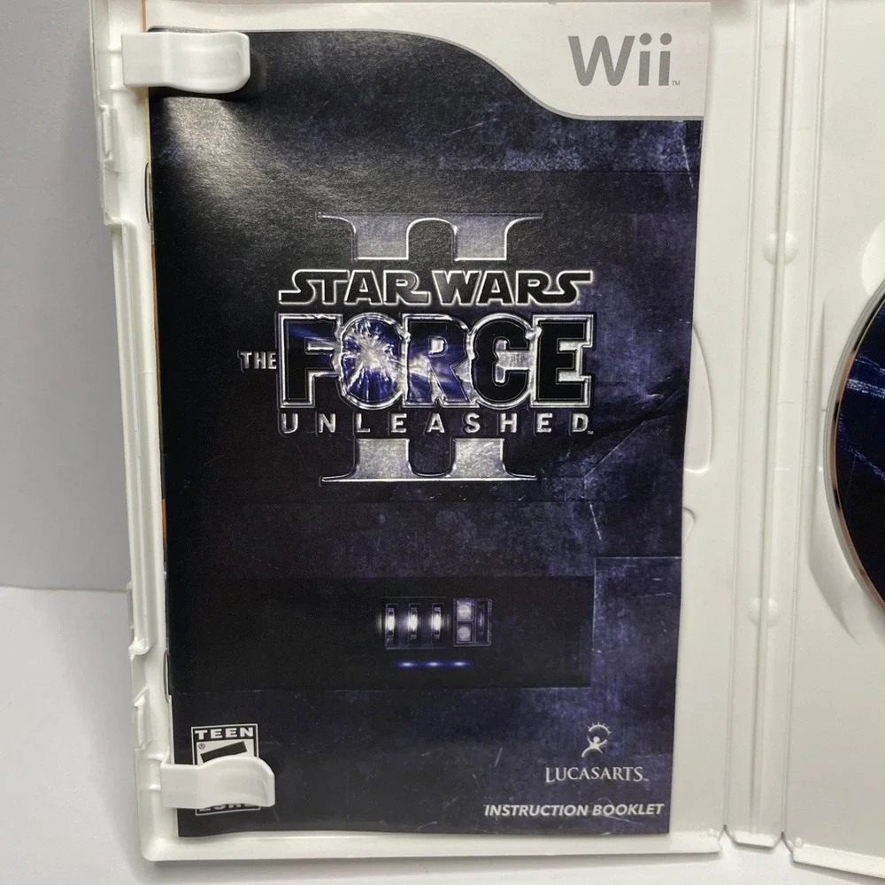 Lot of 2 – Star Wars: The Force Unleashed I & II (Nintendo Wii) – Complete